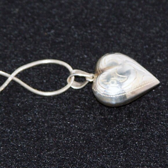Silver Heart Necklace - Picture 2 of 8